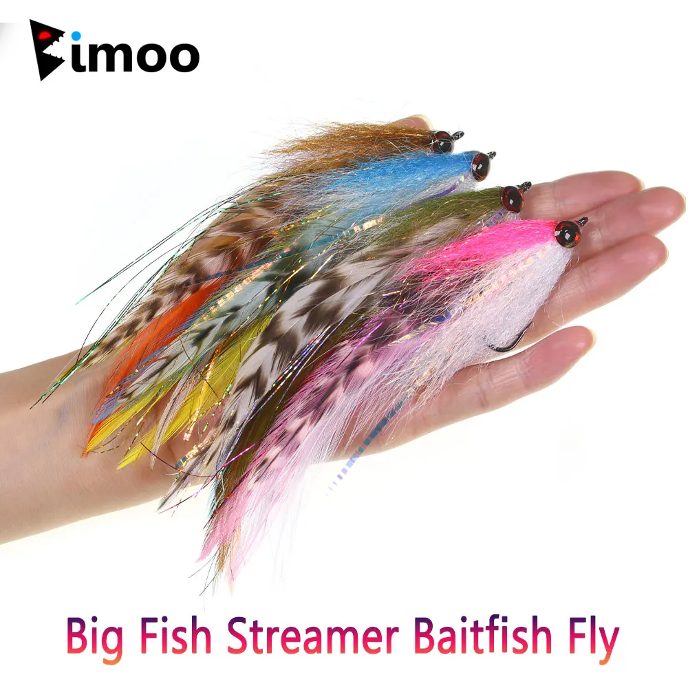 Fishing Lure Jerkbait - Bimoo #2/0 15cm/5.91inch Big Streamer Baitfish
