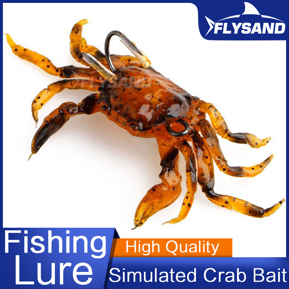 FLYSAND Bionic Crab Silicone S - огляд і ціна Fishing Lure Soft Plastic