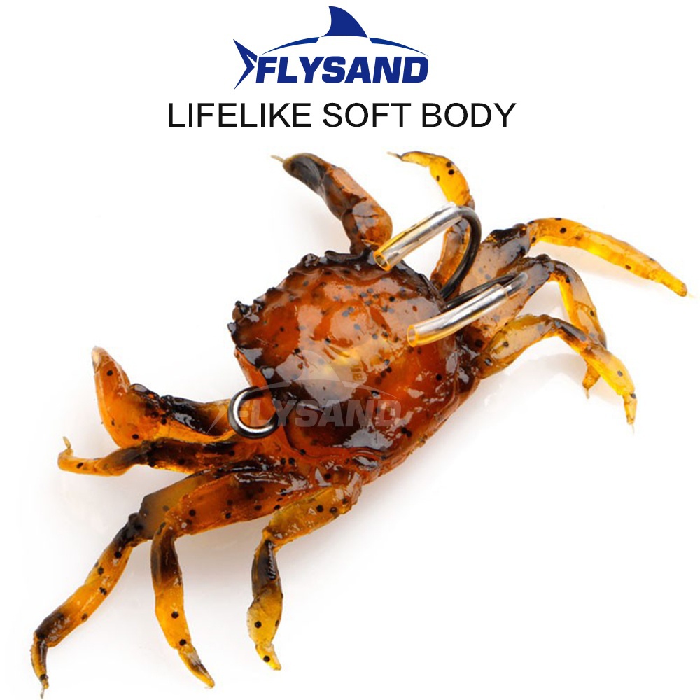 FLYSAND Bionic Crab Silicone S - огляд і ціна Fishing Lure Soft Plastic