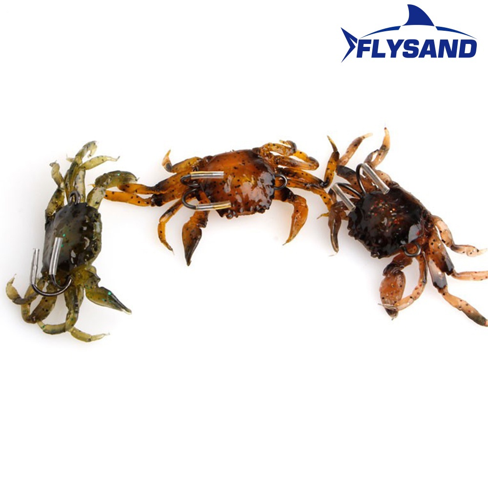FLYSAND Bionic Crab Silicone S - огляд і ціна Fishing Lure Soft Plastic