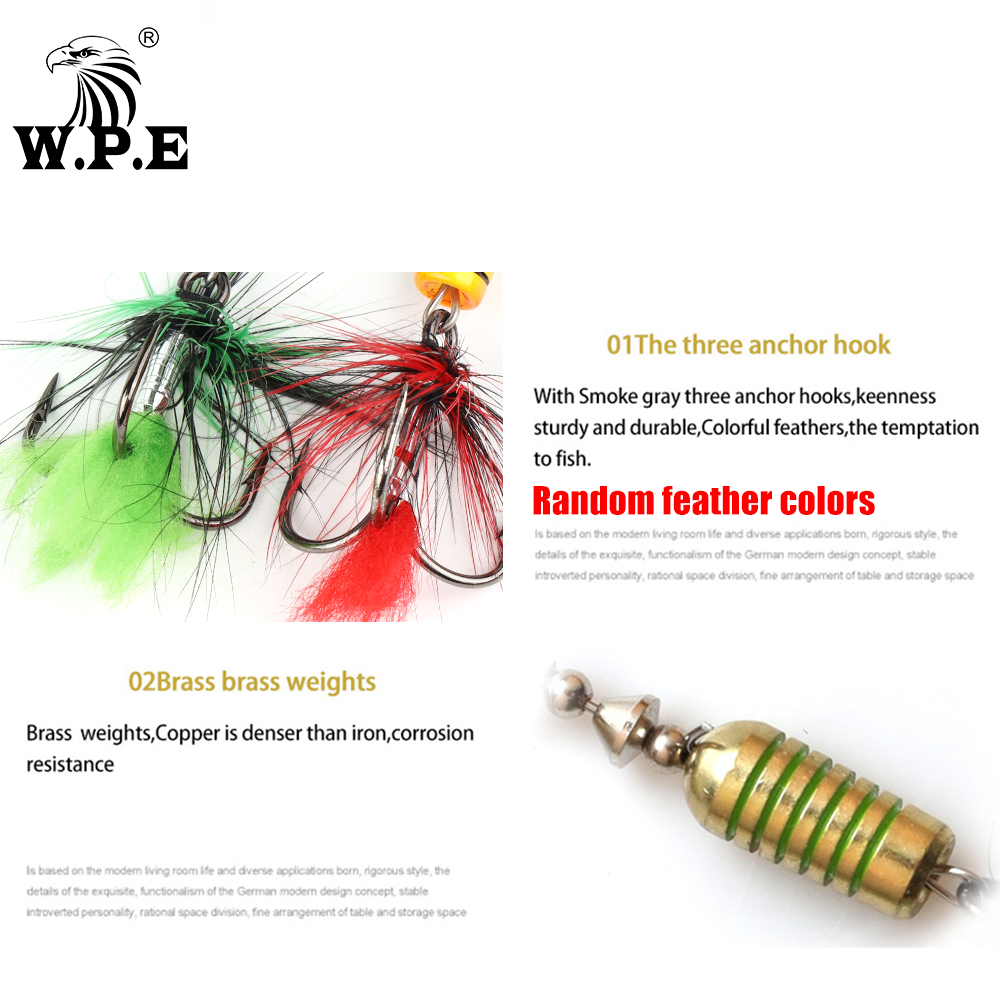 W.P.E KOMODO Spinner Lure 2pcs - огляд і ціна Fishing Lure Spinnerbait