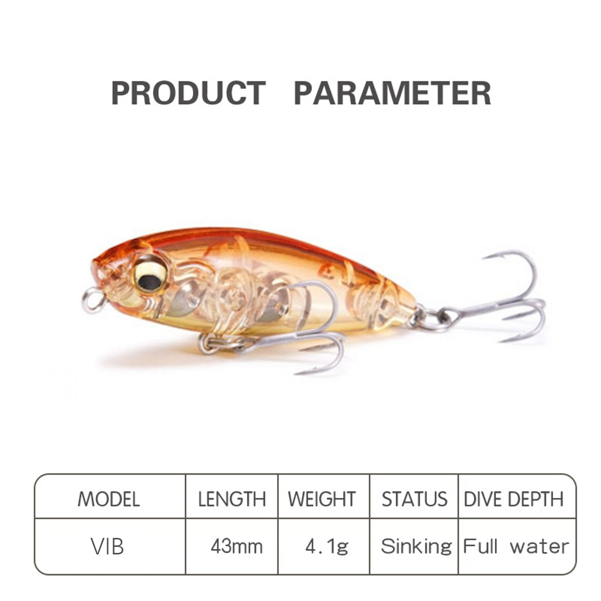 4.3cm 4.1g Fishing Lure Mini M - огляд і ціна Fishing Lure Jerkbait