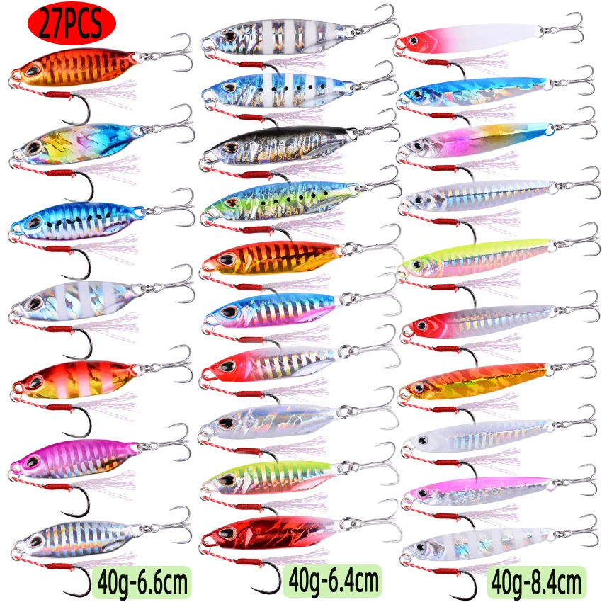 27PCS Mix Metal Jigs Fishing L - огляд і ціна Fishing Lure Spinnerbait