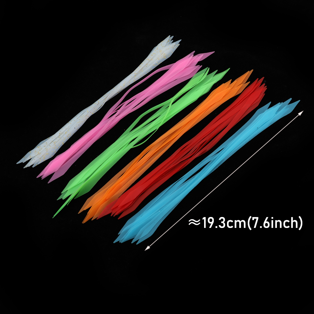 10PCS/60PCS 19.3cm Length Sili - огляд і ціна Fishing Lure Buzzbait