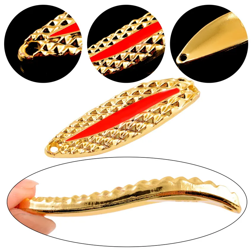 4pcs Luminous Metal Fishing Lu - огляд і ціна Fishing Lure Spoon